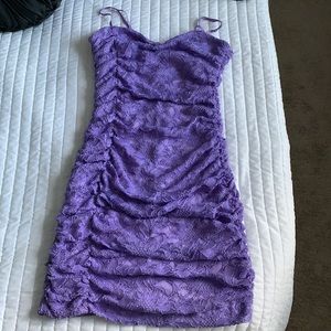 Lavender Lace Mini Dress NWOT